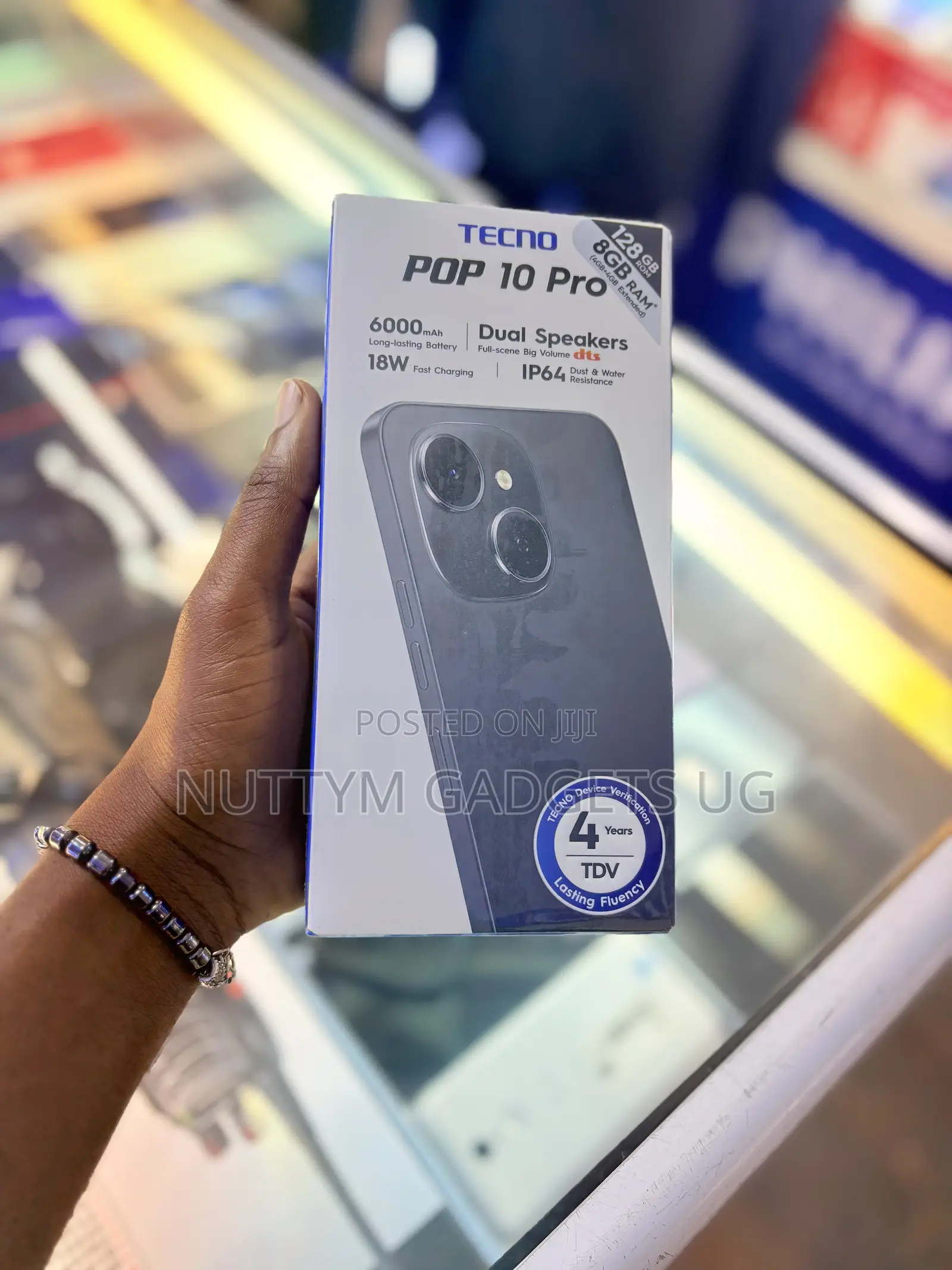 New Tecno Pop 10 128 GB Black
