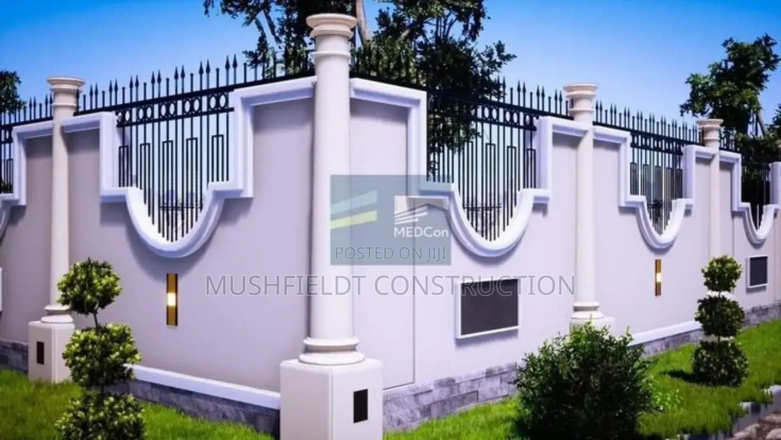 Wall Fence and Canopy Construction