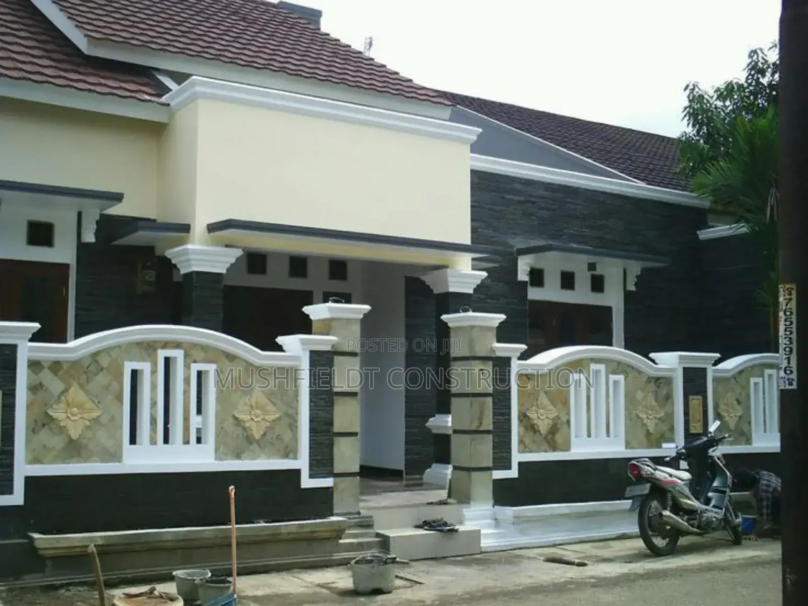 Wall Fence and Canopy Construction