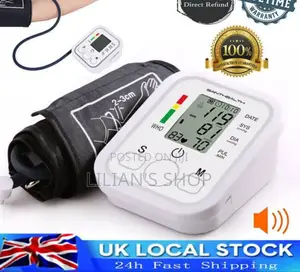 Automatic Digital Blood Pressure Monitor, White