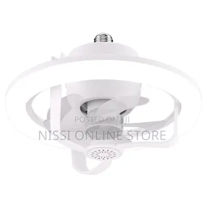 Modern 360° Ultra-quiet Led Ceiling Fan Bulb.