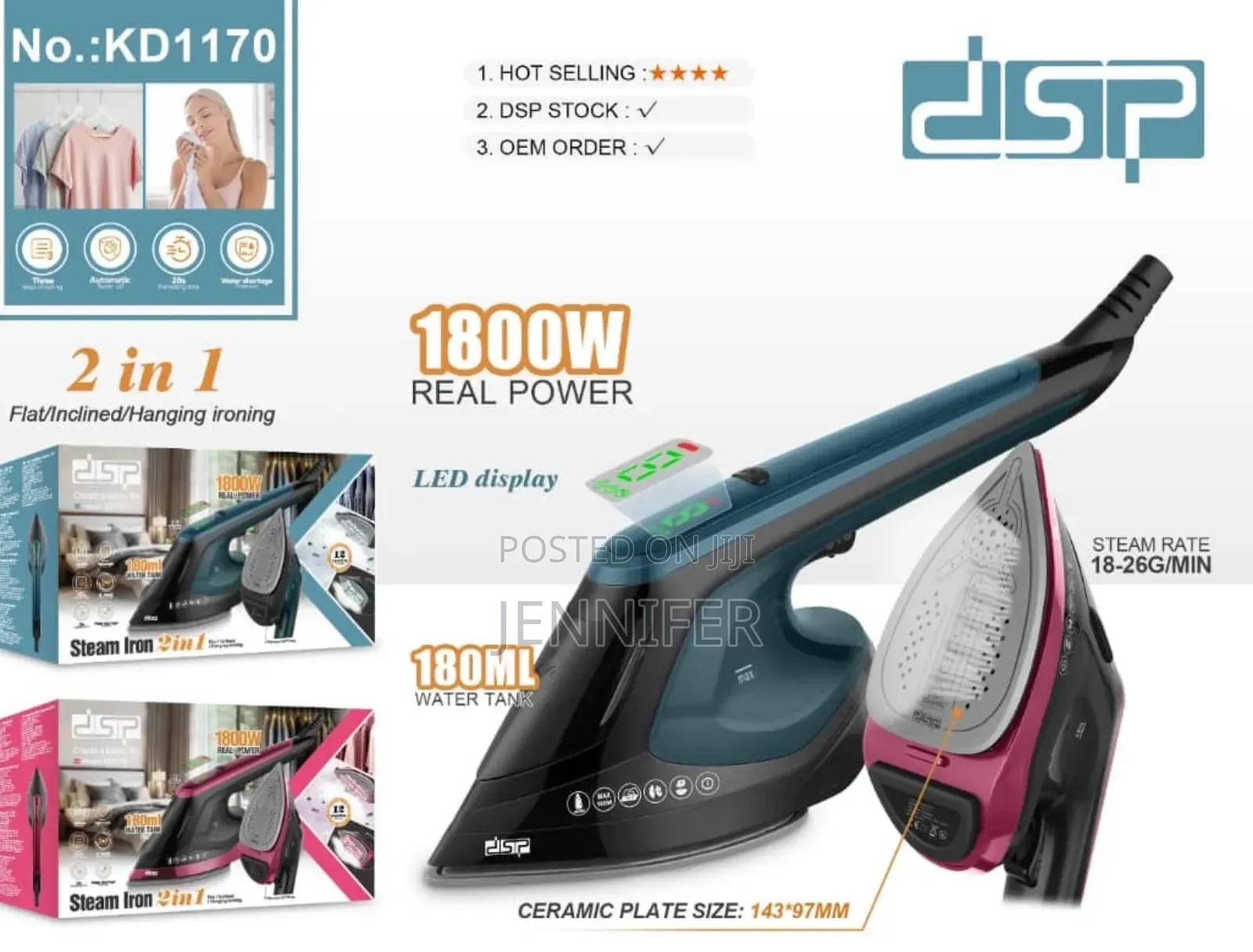 DSP 2-in-1 Ultimate Steam Iron