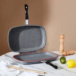 Dessini Aluminum Two-Sided Double Grill Non