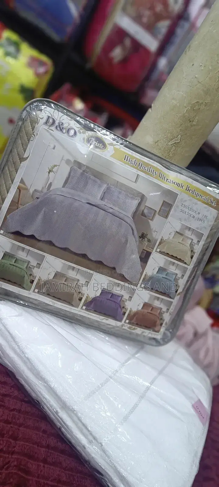 High Quality Velvet 6*6 Bedspread Set