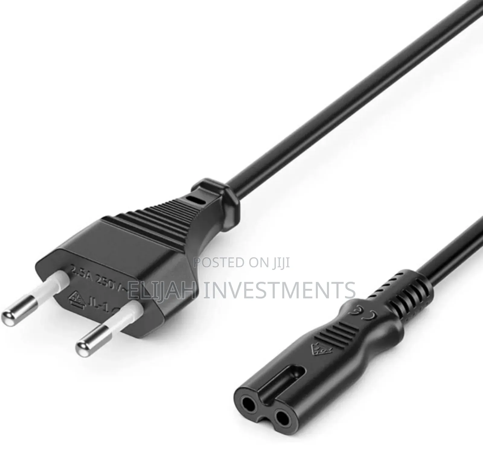 2 Poles European Universal Cable Plug