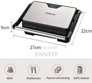 Sokany Sk-223 750w Electric Panini Press Grill