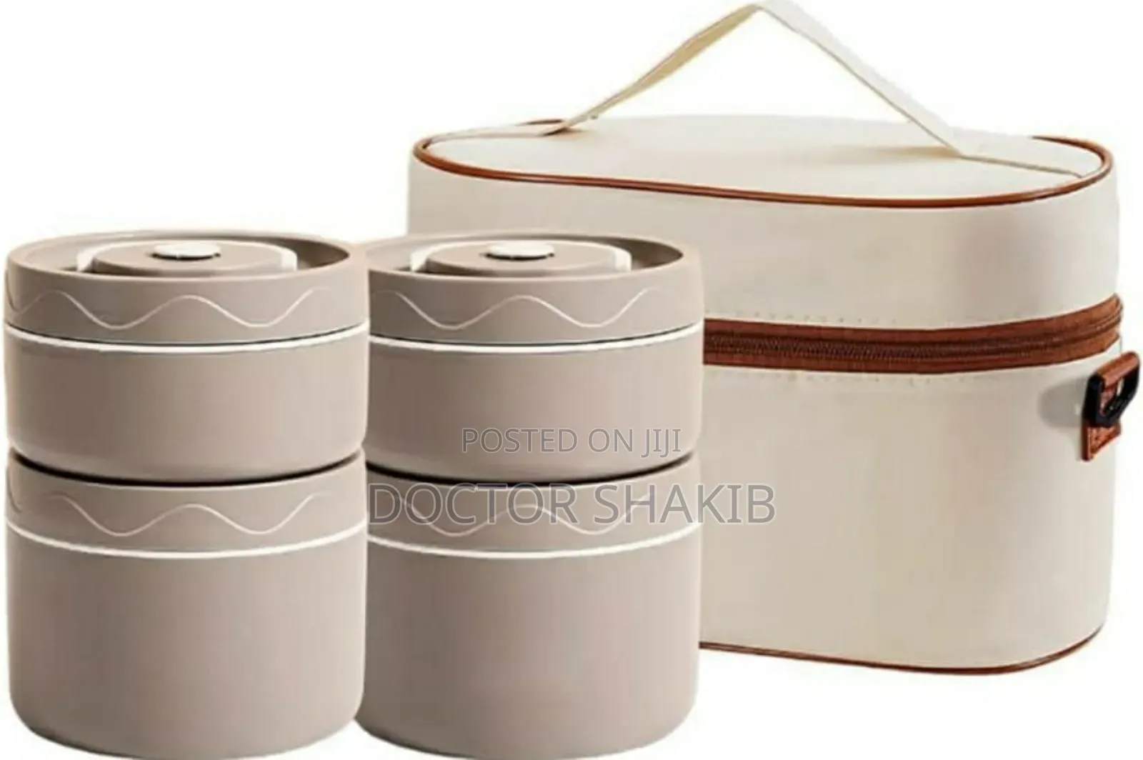New 4 Set Lunch Container, Stainless Steel Thermal Food Box