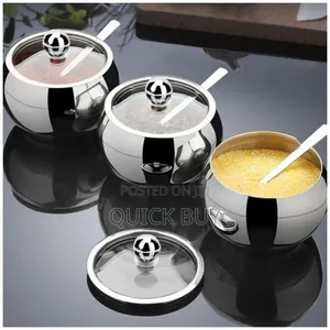 Luxurious 3pcs Spice Jars/ Cans