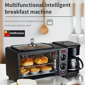 Hoffmans Home Breakfast Machine Maker Coffee , Oven , Grill
