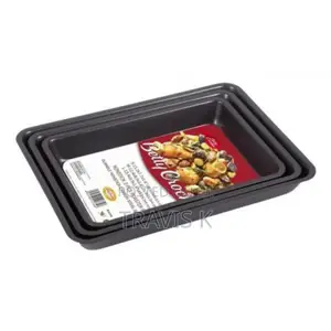 3pcs Nonstick Roaster/Baking Tray Set