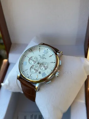 Men's Authentic Patek Phillipe Wrist Time Piece at Discount