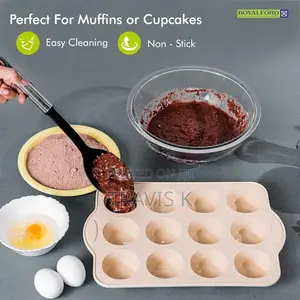Royalford Silicone Cupcake Baking Mould