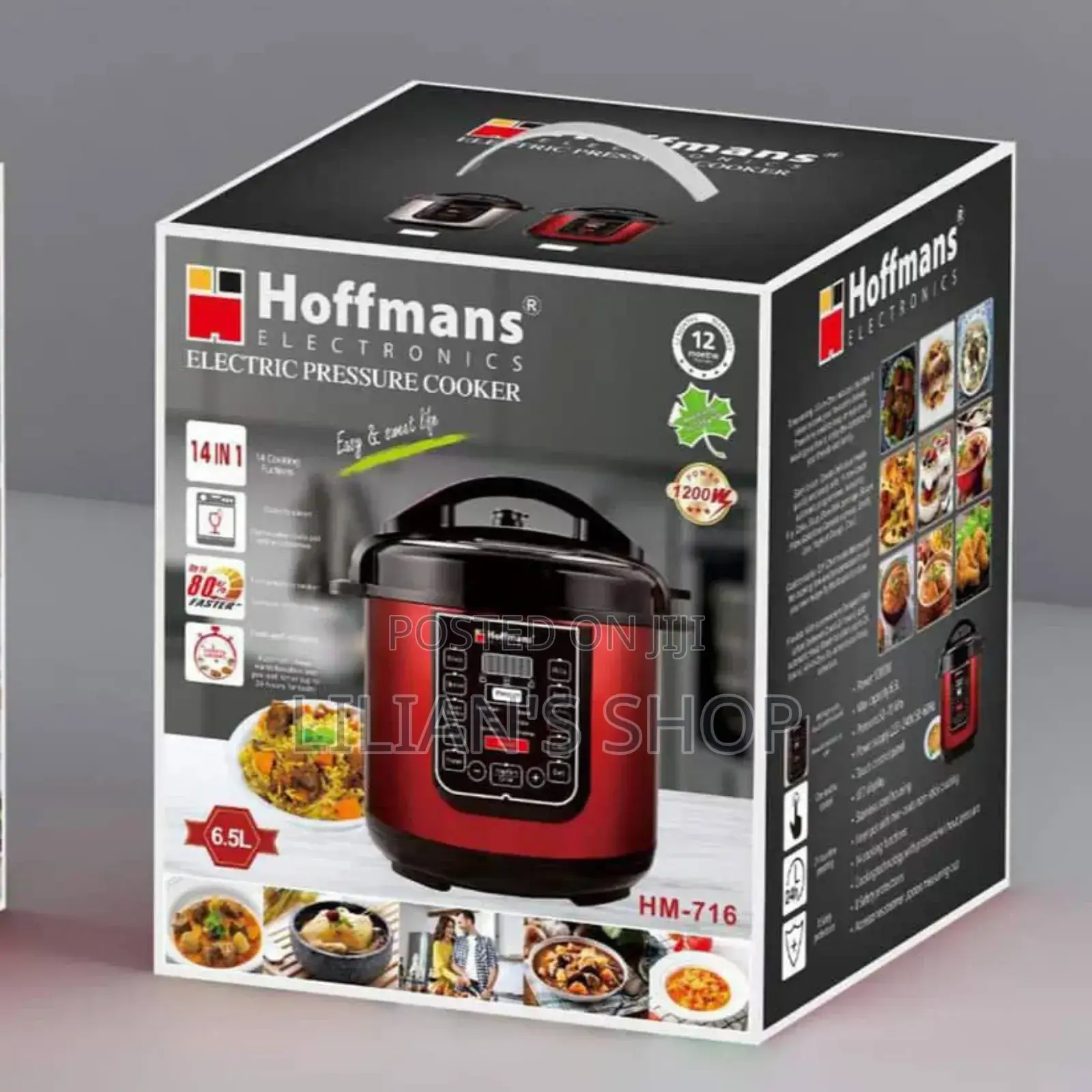 Home and Work Electric Oven Pressure Cooker Digital 14in1