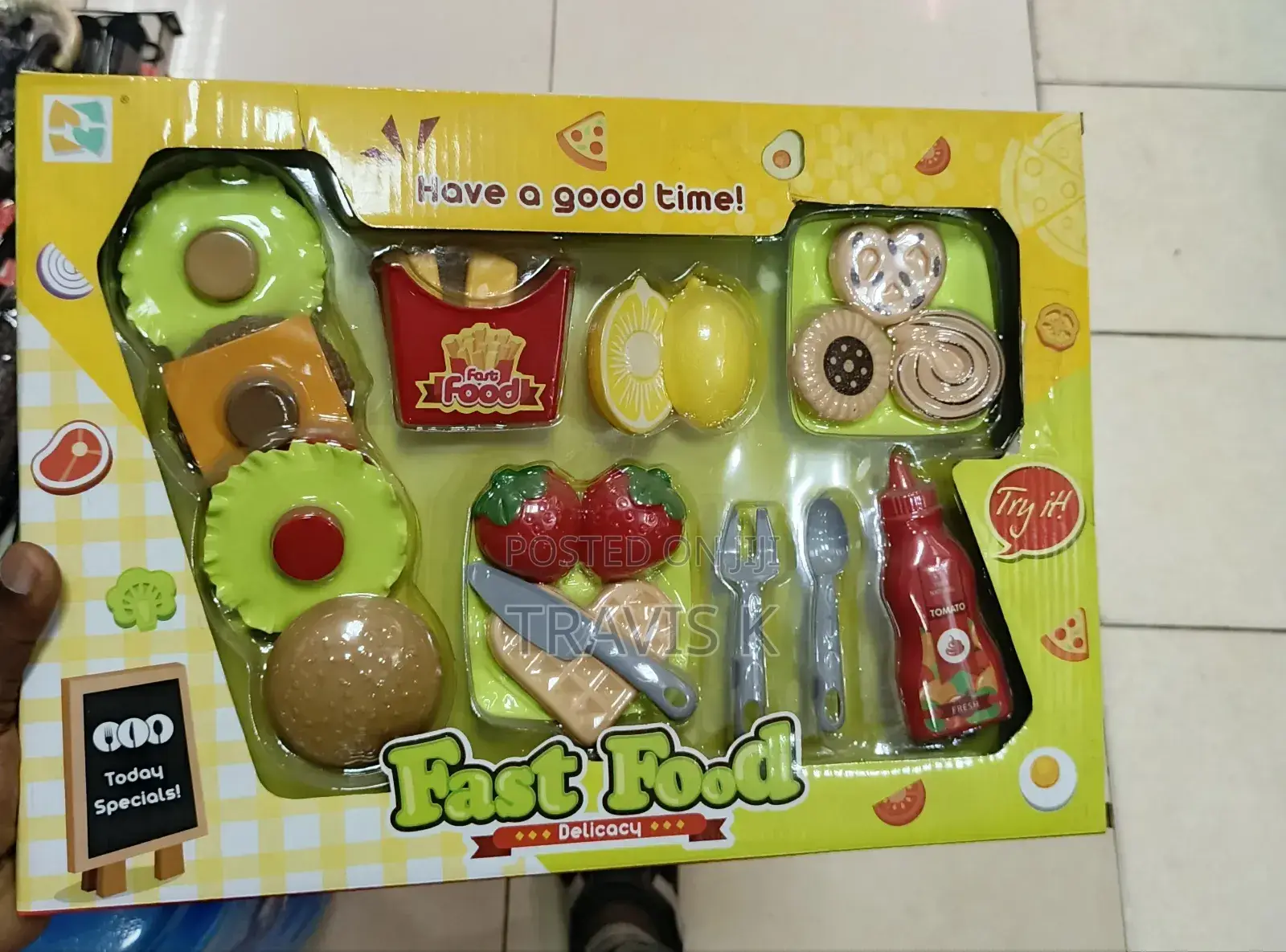 Fast Foods Kids Toy Set