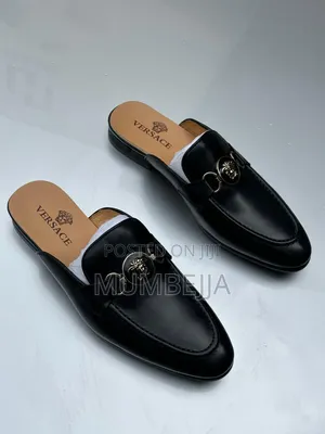 Original Black Versace Shoes for Men.