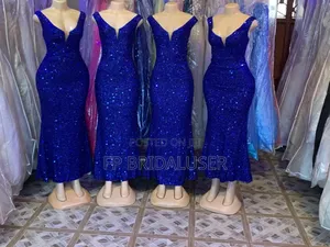Bridesmaids Blue Changing Dresses for Hire X 4