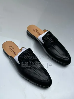 Original Black Clarks From England.