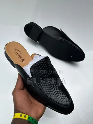 Original Black Clarks From England.