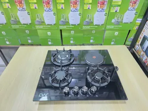 Brand New Dw Gas Hob (3+1) 60cm Black Glass