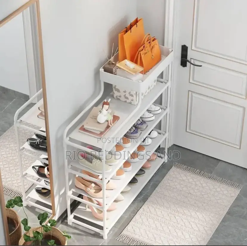 Luxury Shoe Rack Available, White and Black