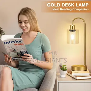 3-Ways Dimmable Gold Table Lamp