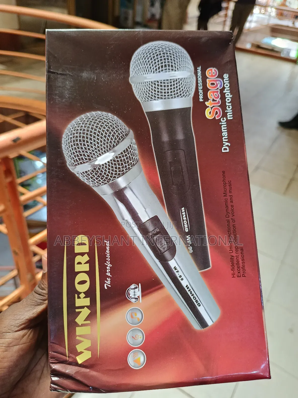 Winford Microphone Professional Microphone Dynamic Microphon