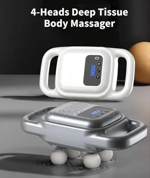 4 Head Massager, Deep Tissue Massage Gun