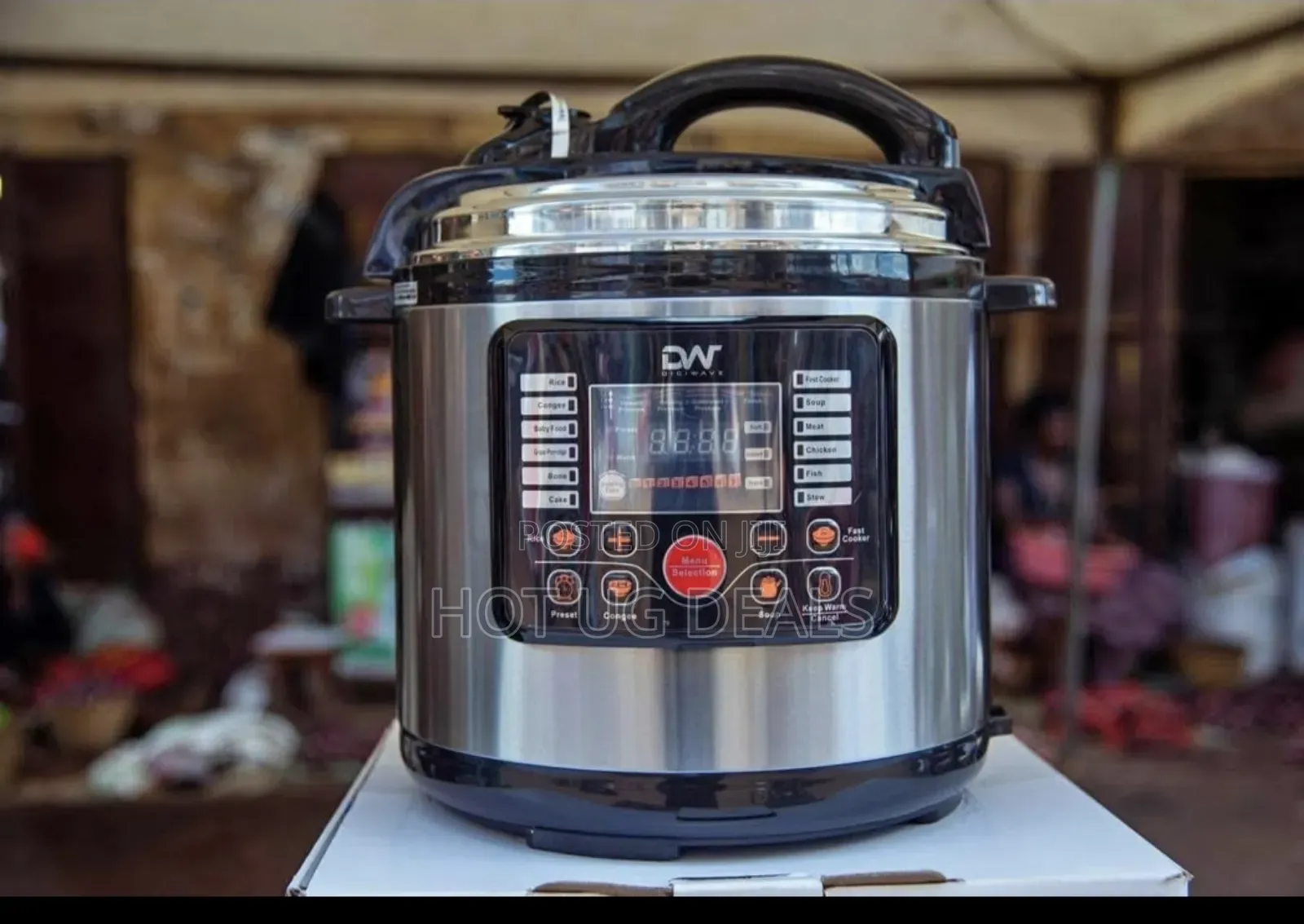 Digiwave 7l Electric Multi Cooker Pressure Cooker - Silver