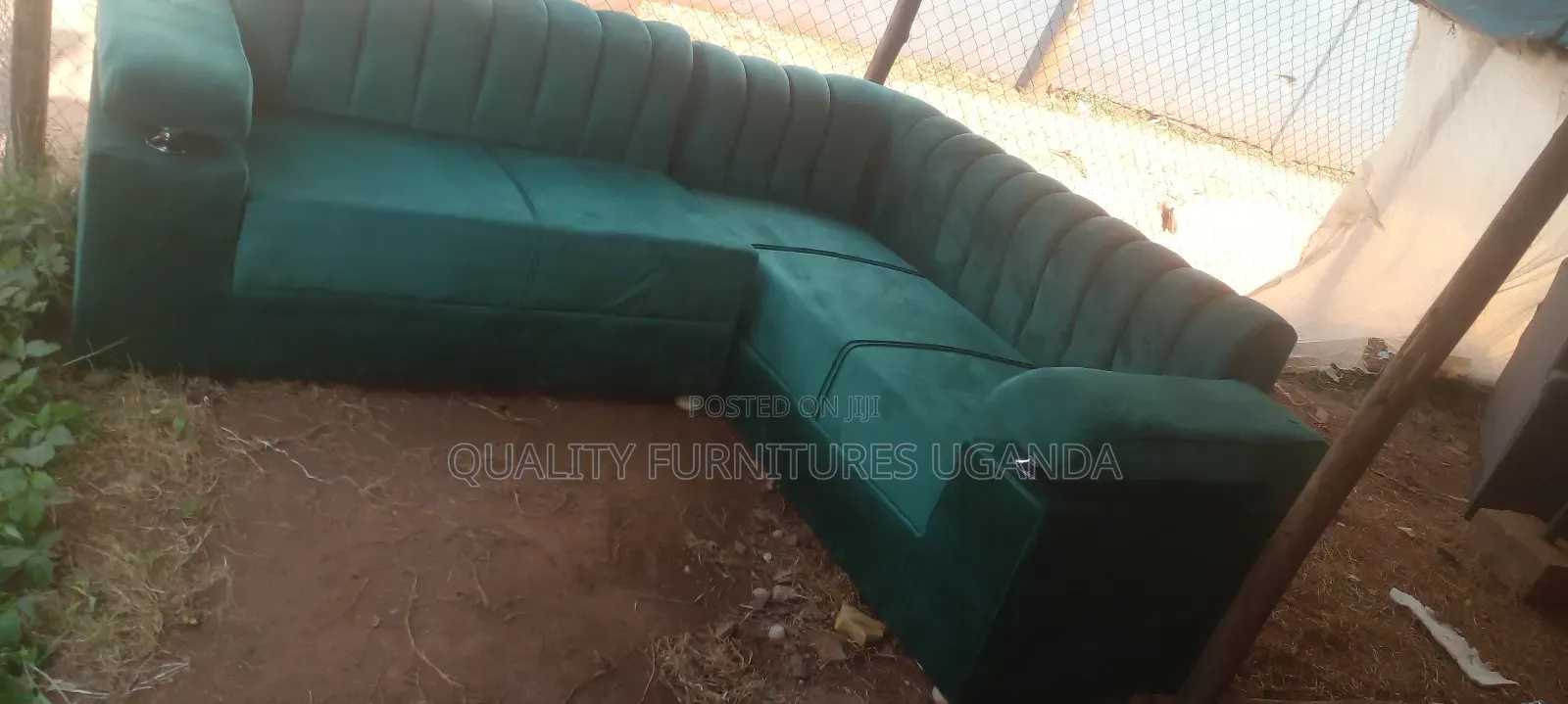 Five Sitter Min L Green Couch