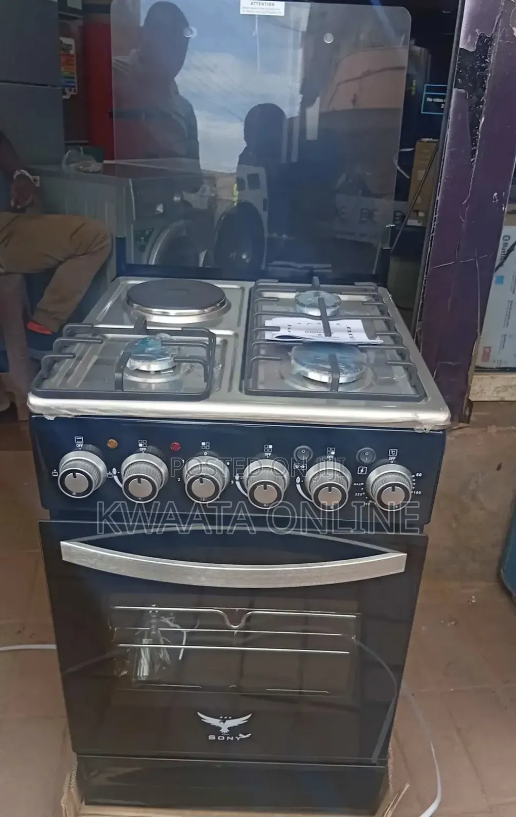 Panasony Cooker 3gas + 1electric, Oven / Grill Rotary Stick