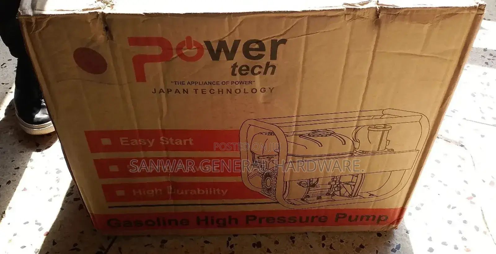 9.0hp Power Tech High Pressure Water Pumps(Max-Head-150m)
