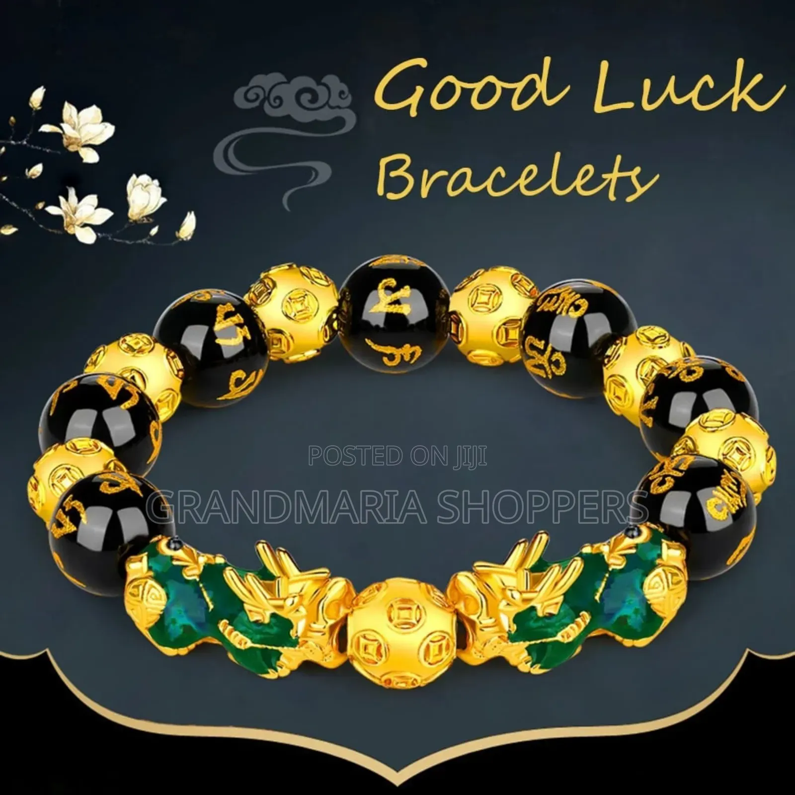 Pixiu Feng Shui Luck, Wealth, Fame and Energy Bracelets