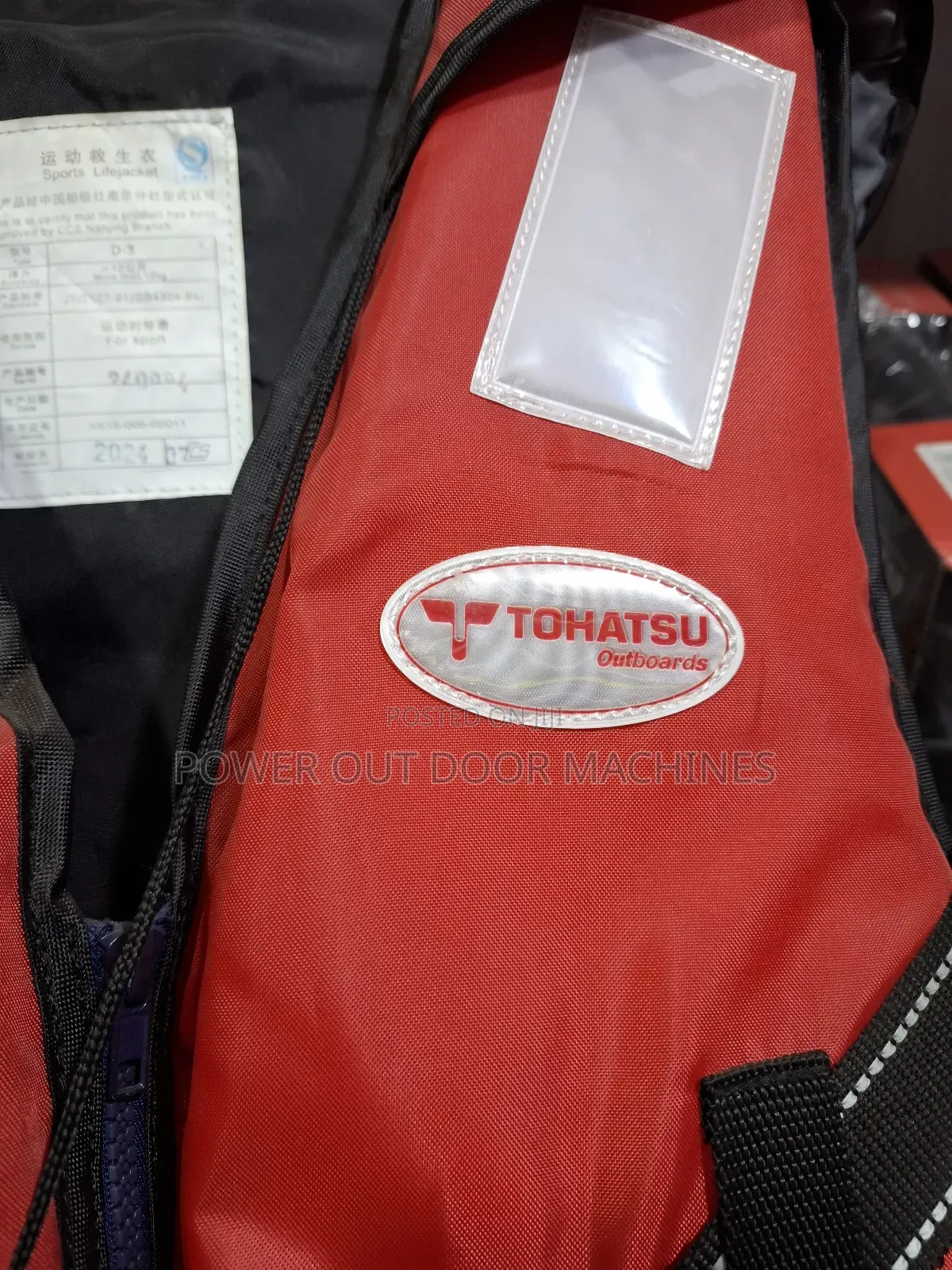 Sports Tohatsu Japan Life Jacket