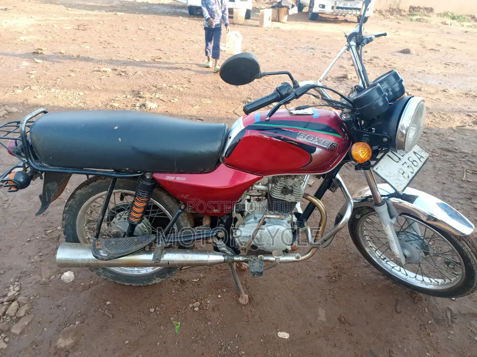 Bajaj Boxer 100 2017 Red
