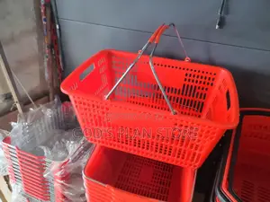 Shopping Baskets Red Supermarket Shopping Baskets