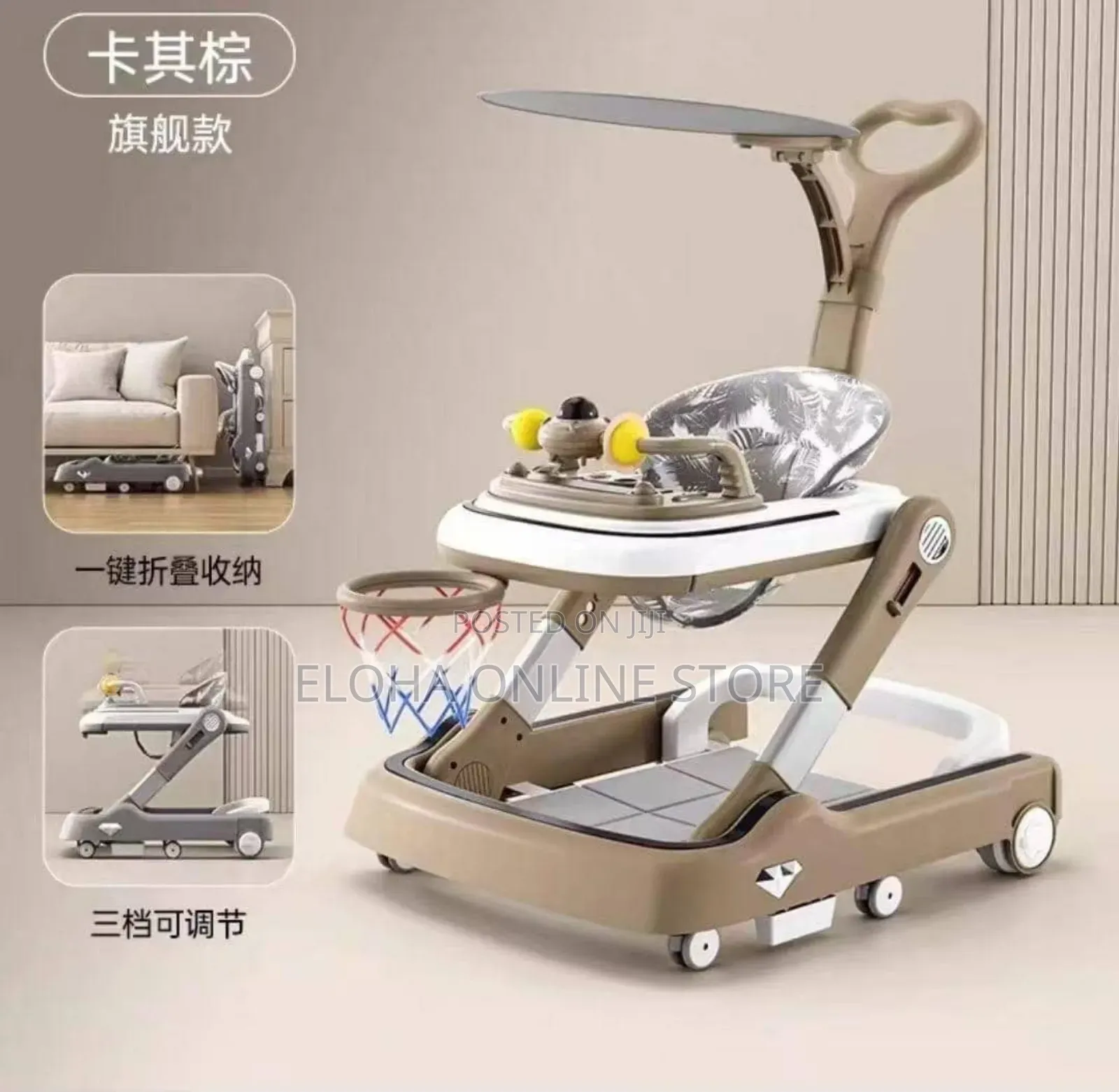 3in1 Multifunction Baby Walker(Walking Assistant)