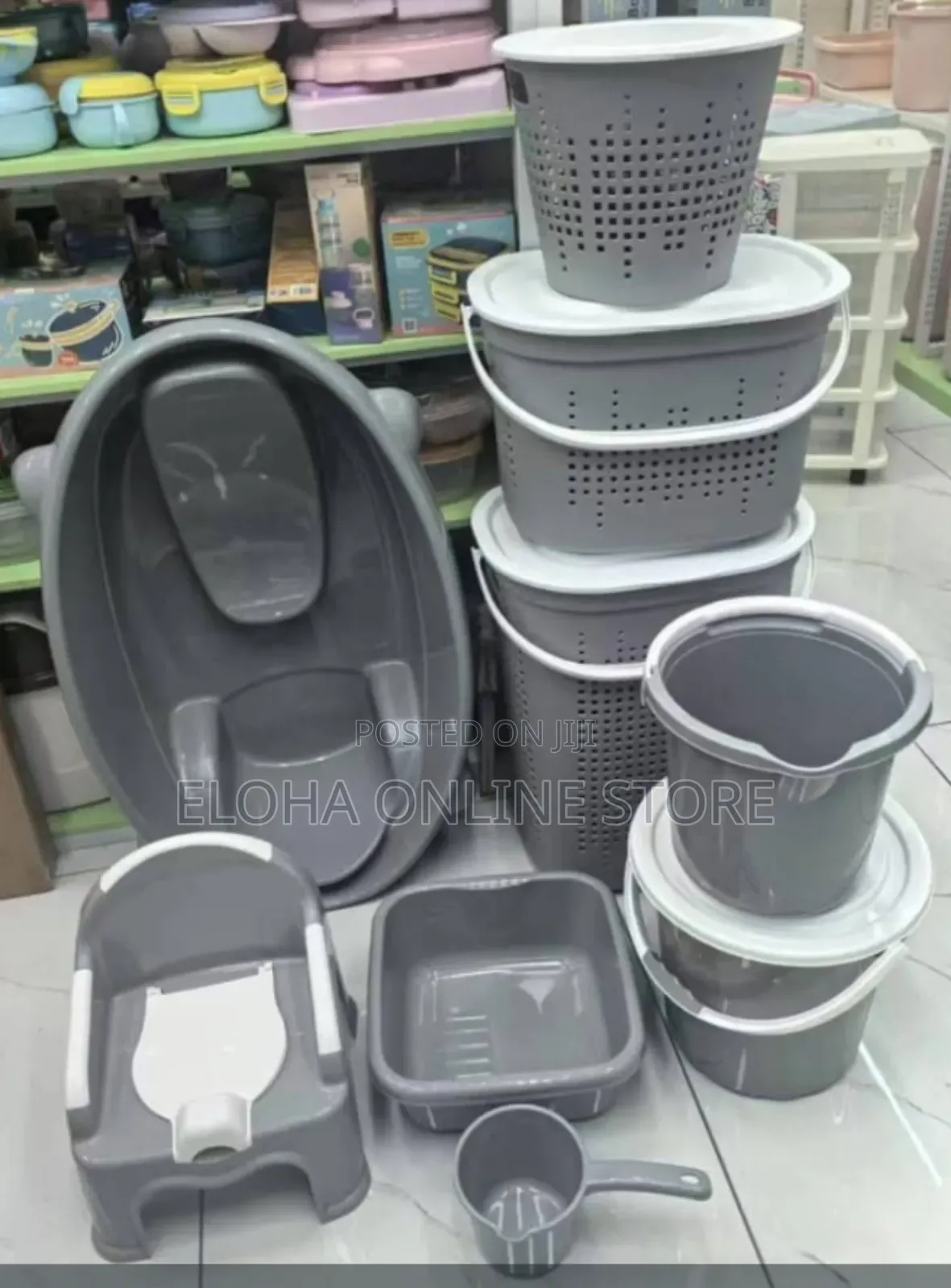 Baby Bath Set With Laundry Baskets