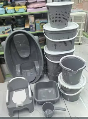 Baby Bath Set With Laundry Baskets