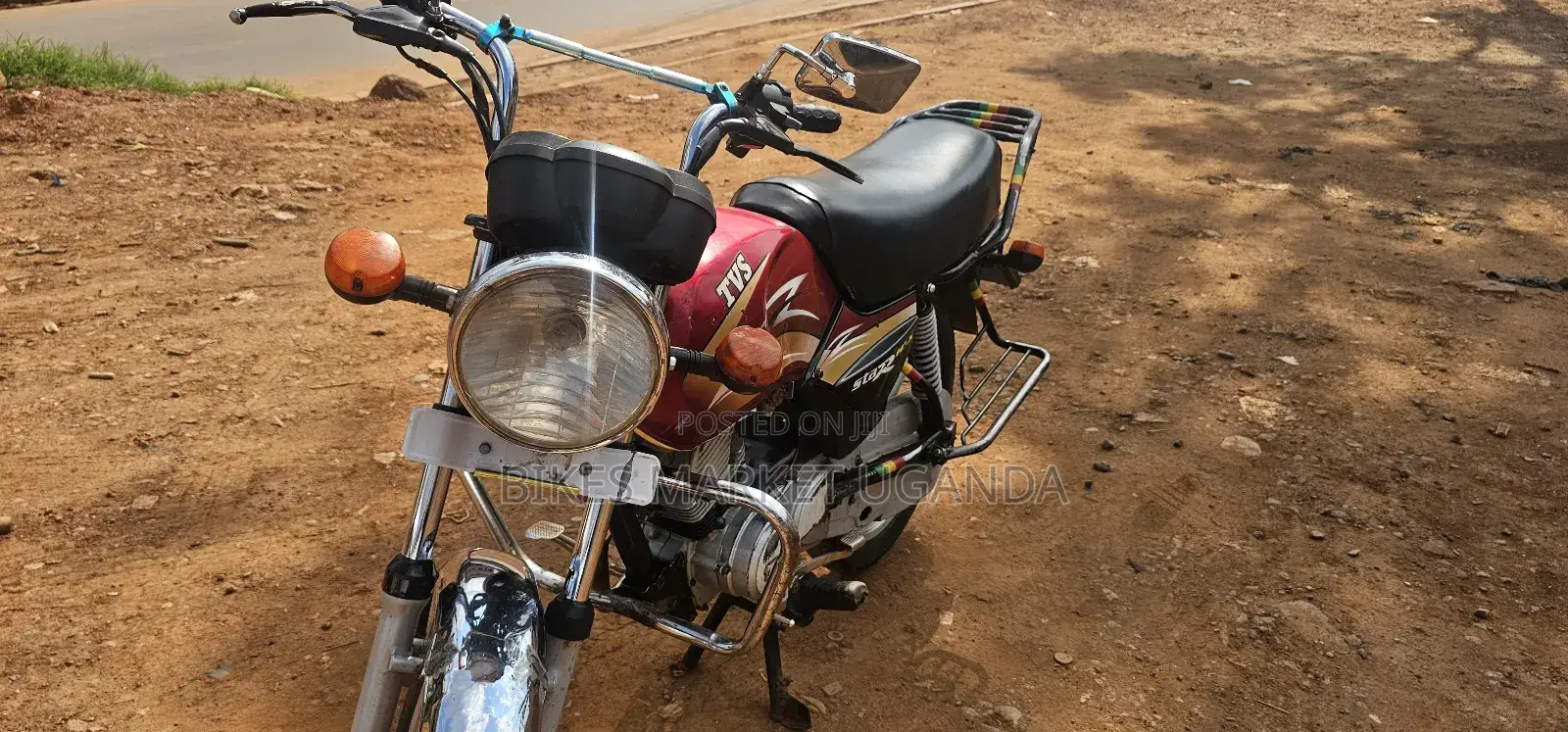 TVS XL 100 2018 Red