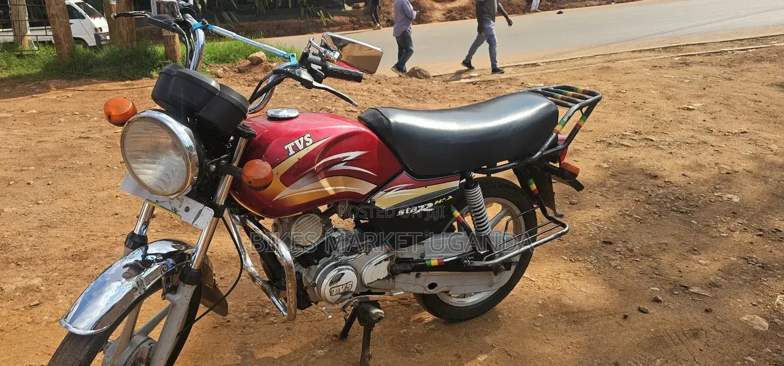 TVS XL 100 2018 Red