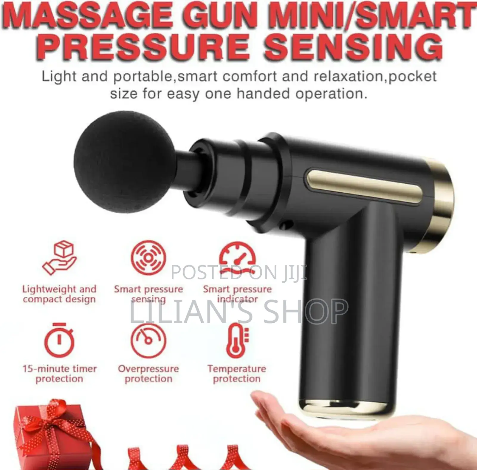 Massage Gun, 6-Speed Muscle Percussion Massager