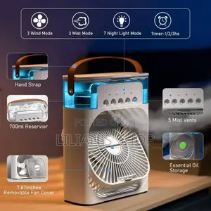 Portable Air Conditioner, Cooling Fan (20cm X 9cm X 26cm)