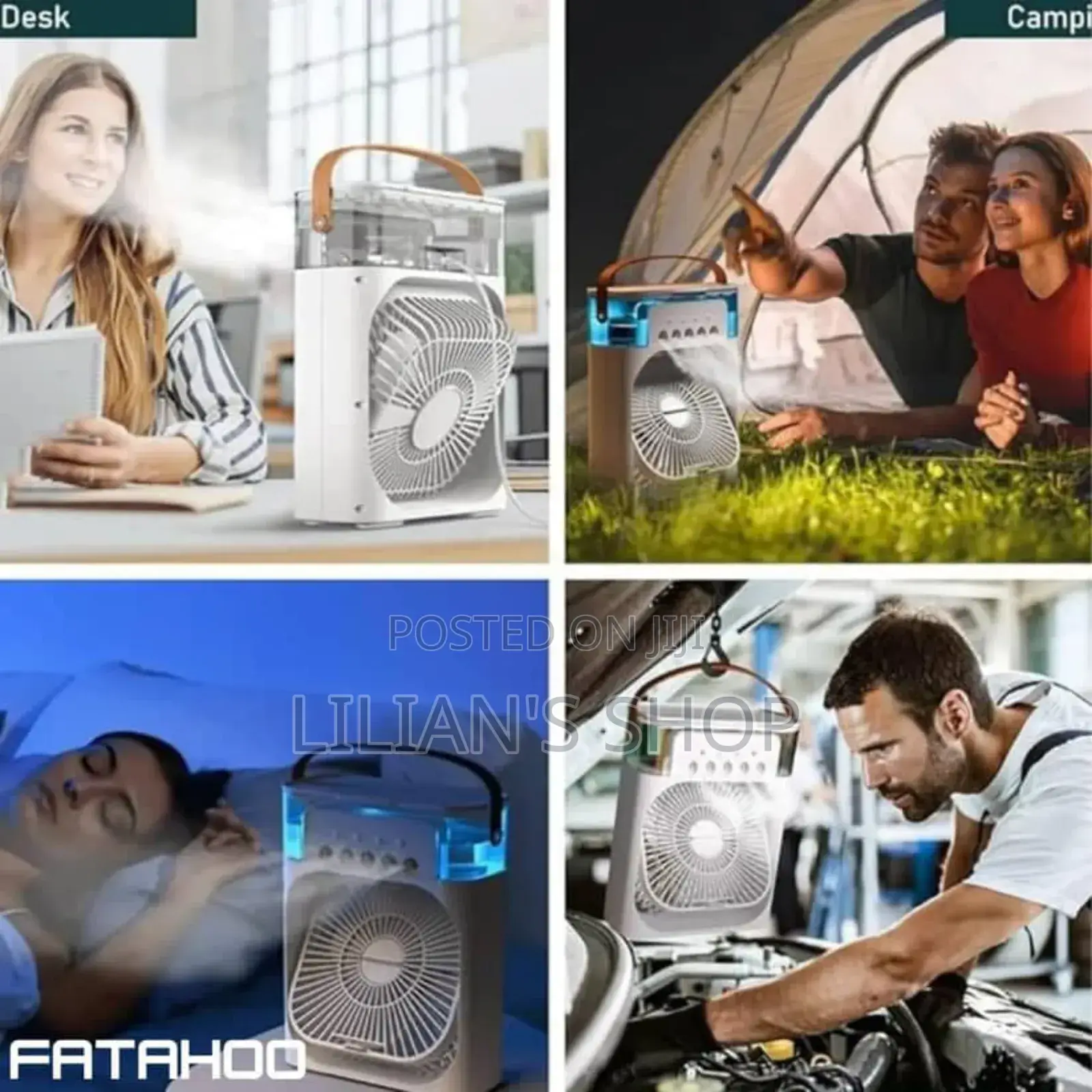 Portable Air Conditioner, Cooling Fan (20cm X 9cm X 26cm)