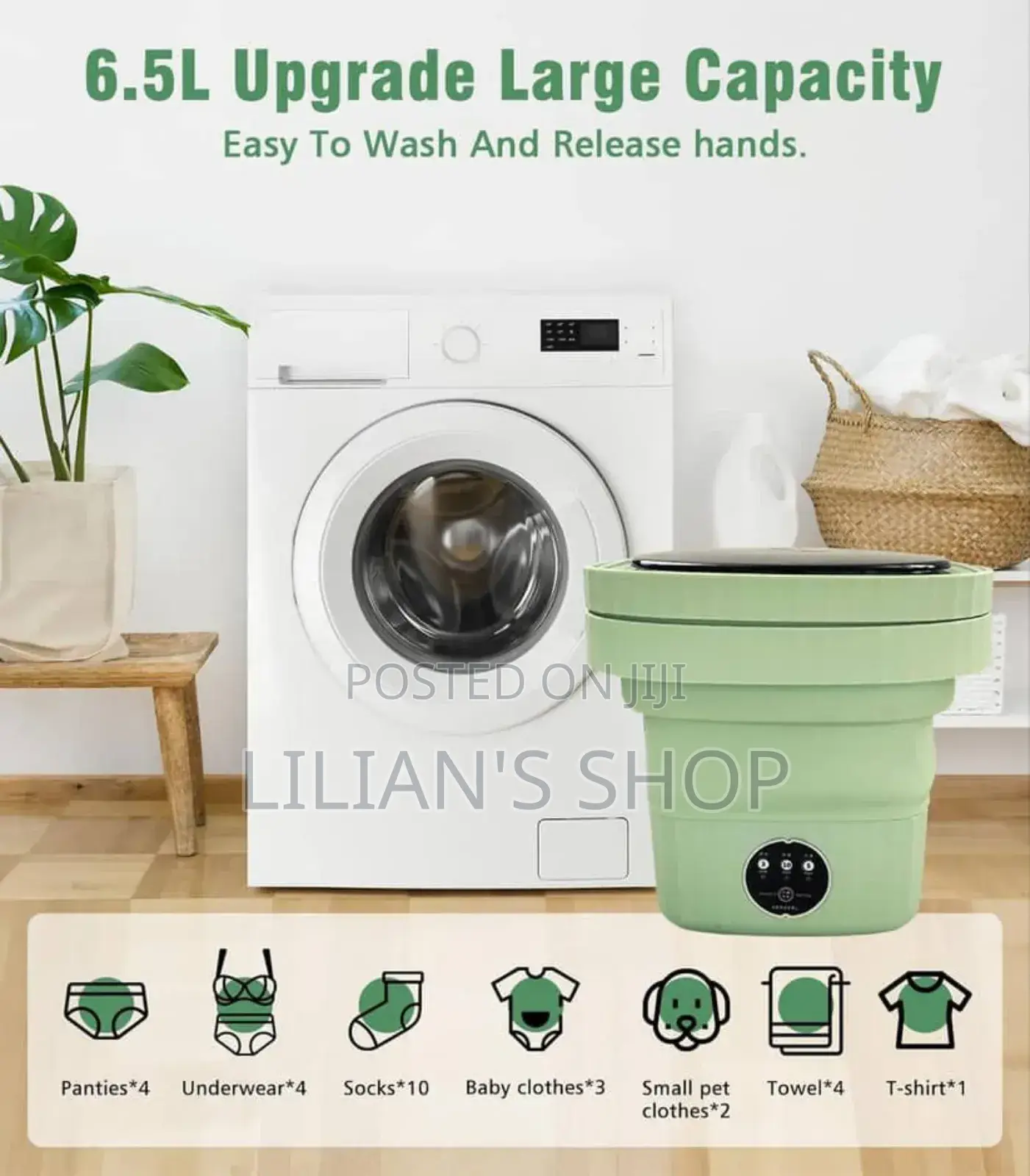 6.5l High Capacity Portable Washing Machine