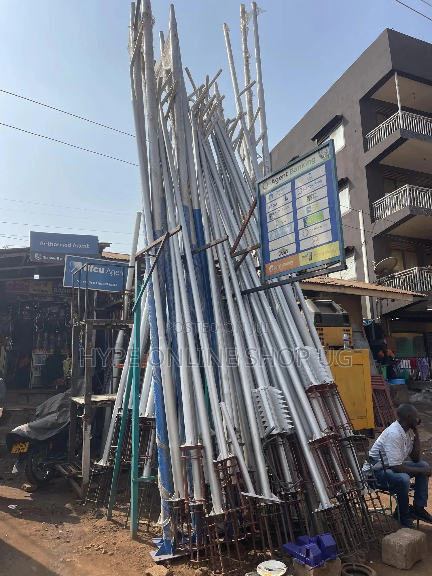 6meters Solar Pole With Basement