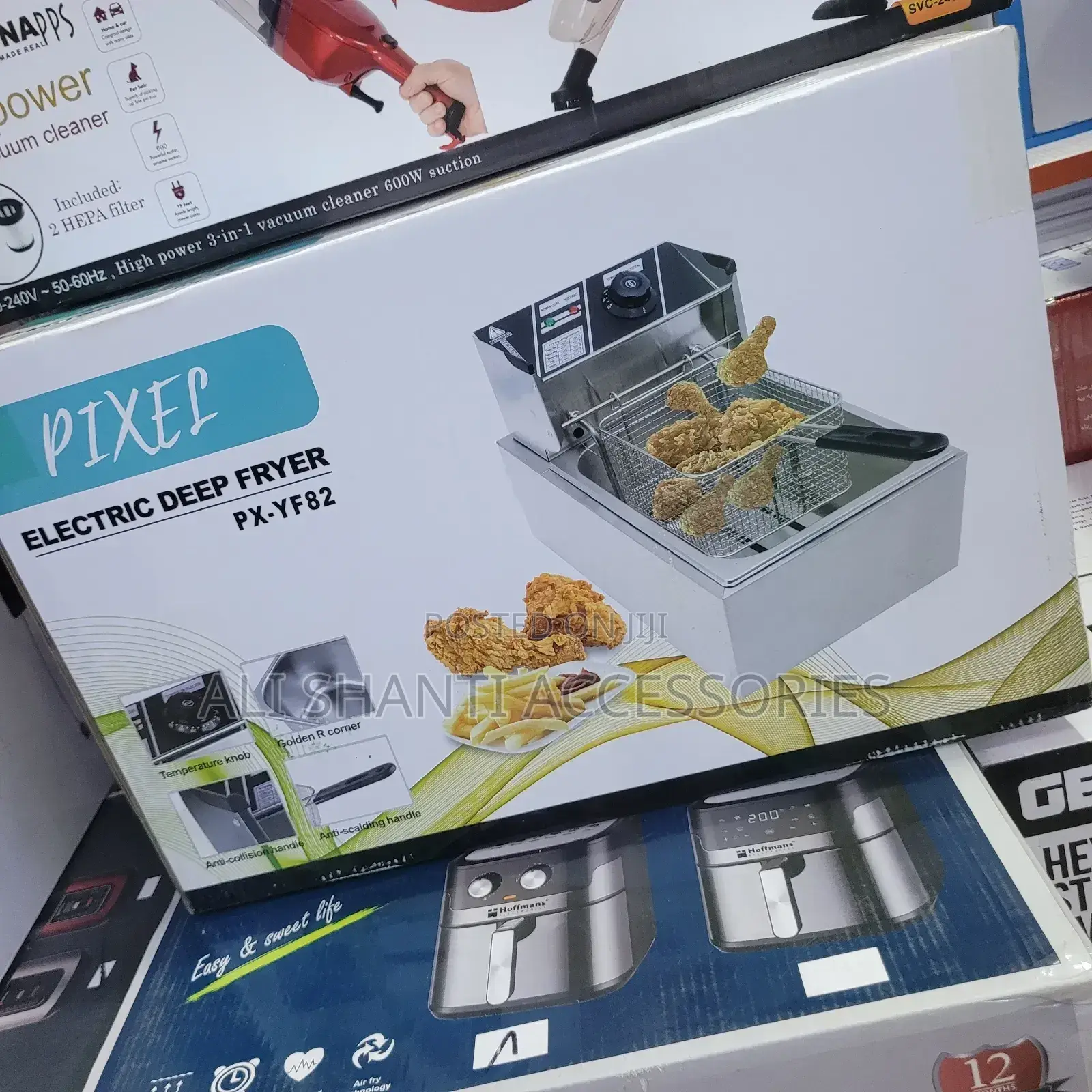 6 Liter Deep Fryer Pixel, Electric Deep Fryer Pixel