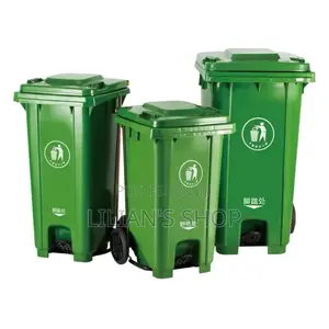 Industrial Waste Bin / Dustbin With Wheels-120l