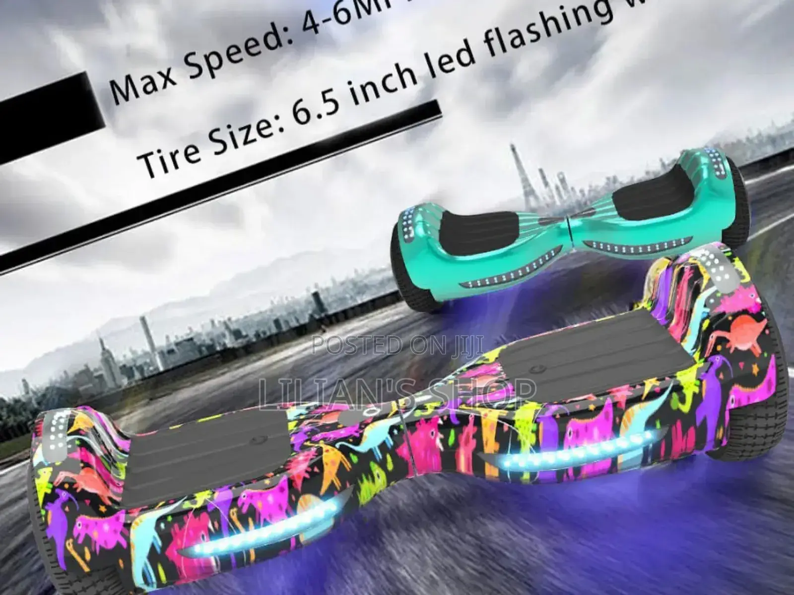 Balancing Hoverboard With Bluetooth Music