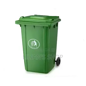 Outdoor 120l Plastic Dustbin Waste Bin, 120 Litres Bin