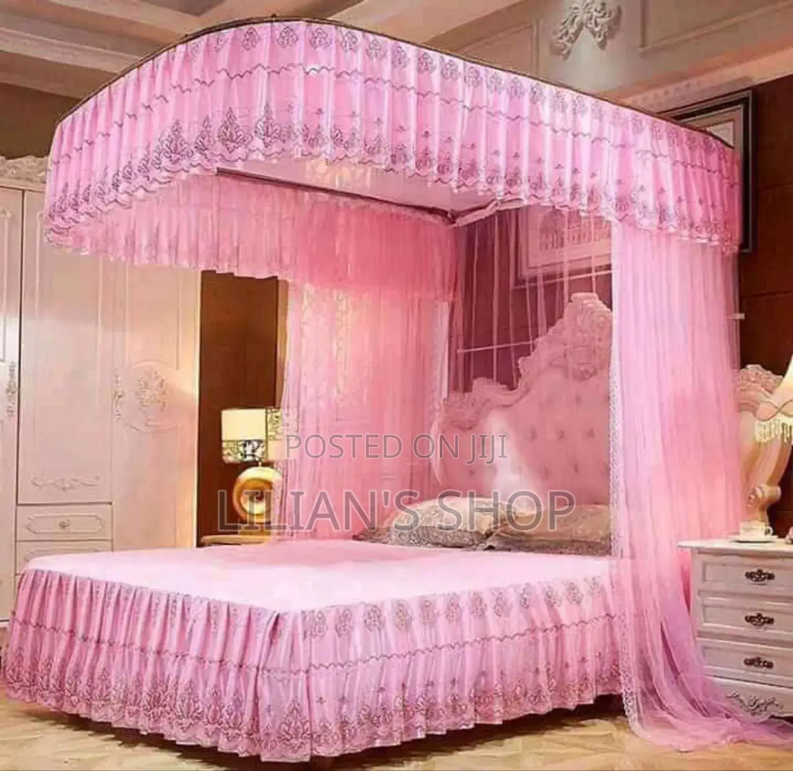2 Stand Rail Mosquito Net 5by6 and 6by6 Color Vary Copy